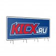 Баннер KICX синий 2 × 1 м