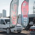 Флаг KICX Team чёрный для флагштока Парус 3,7 метра