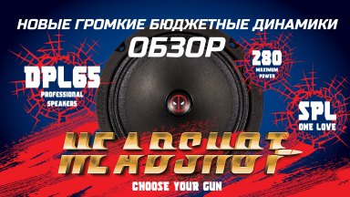 Обзор прослушка. Бюджетные громкие эстрадные динамики HEADSHOT DPL65