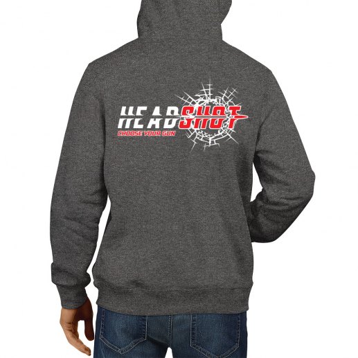 Толстовка серая HeadShot. Размер M